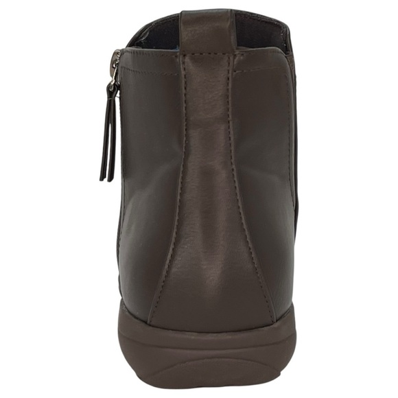 Easy Spirit Aleena3 Dark Brown Faux Leather Womens Booties Size 9M - Picture 5 of 11